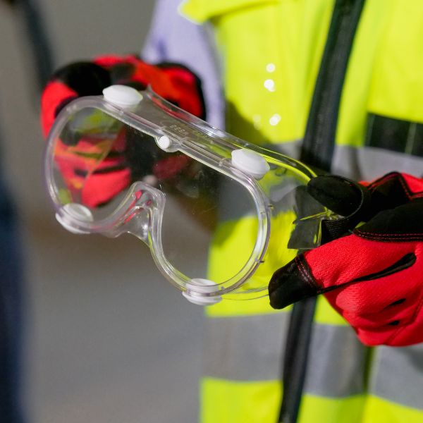 Safety goggles.